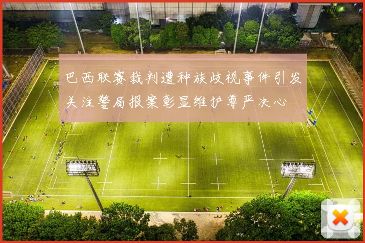 巴西联赛裁判遭种族歧视事件引发关注警局报案彰显维护尊严决心
